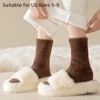 Anna-Kaci 3-Pair Plush Fuzzy Socks with Soft Fluffy Texture and Mid-Calf Design for Warmth and Comfort - 2 of 3