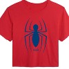 Women's - Marvel - Spider-man Logo Cropped Graphic T-Shirt - 2 of 4