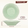 Unique Bargains Ceramic Decorative Lotus Pattern Mini Candy Serving Platter 4.25" - 2 of 4