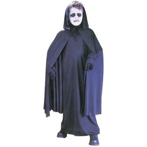 Fun World Childs black hooded cape Halloween Costume Accessory - One Size - 1 of 1