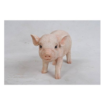 5" Polyresin Standing Baby Pig Statue Pink - Hi-Line Gift