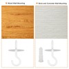 Unique Bargains Iron Wall-Mounted Screw-in Ceiling Hooks for Hanging Chandelier Plant - 4 of 4