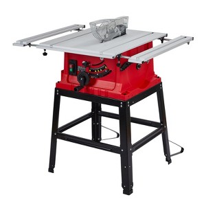 Table Saw, 10 Inch Table Saw - 15A Multifunctional Saw with Stand & Push Stick, 90¡ã Cross/0-45¡ã Bevel Cut, 5000RPM for Woodworking - 1 of 4