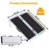 Portable Wheelchair Ramp, Wheel Chair Ramps for Homes , Aluminum Wheelchair Ramp With Non-Skid Surface , 600 Lbs - 2 of 4