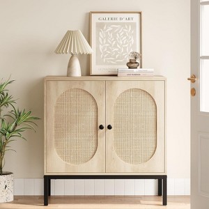 coucheta Modern Buffet Storage Cabinet with 2 Doors, Coffee Bar Cabinet with Adjustable Shelves, for Kitchen Room, Dining, Living Room - 1 of 4