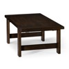 Maven Lane Angelo Rustic Rectangular Wooden Coffee Table In Aged Brown - 3 of 4