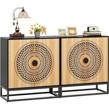 Tribesigns Sideboard Buffet Cabinet, Modern Kitchen Storage Cabinet with Doors