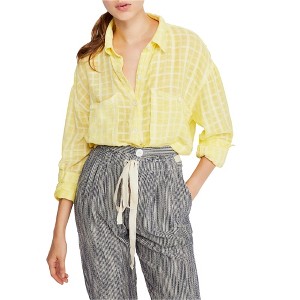 Free People Womens Loveland Button Up Shirt - 1 of 1