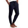 Hanes Premium Men's French Terry Jogger Pajama Pants - Blue Xl : Target