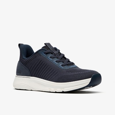 Clarks Mens Motion Trek LT Navy Knit Shoes 12 Wide — фото 4