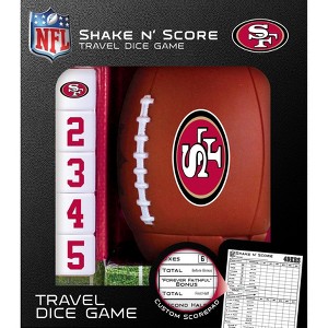 MasterPieces Officially Licensed NFL San Francisco 49ers Shake N' Score Dice Game for Age 6 and Up. - 1 of 4