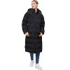 Rokka&Rolla Women's Long Seamless Puffer Coat Below Knee Maxi Jacket - 4 of 4