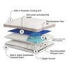 Gulches Cold Pillow - Water Activated Geli Beads, 3-Layer Adjustable, 2-Sided Cooling Cover (Polyester MDPE/Lyocel-Poly Mesh) - 4 of 4