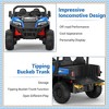 Garvee 24V Kids Ride On Dump Truck with Electric Bed, 2-Seater 4WD Ride Truck w/ Remote Control, Music, LED, Shovel, Gift for Boys & Girls - 4 of 4