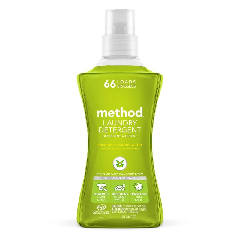 Method Coconut + Cactus Water Laundry Detergent - 53.5 fl oz, 1 of 5