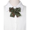 INSPIRE CHIC Women's Plaid Uniform Pre-tied Knot Cute Stylish Colorful Bow Ties - 4 of 4