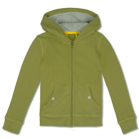 Mightly Toddler Fair Trade Organic Cotton Zip up Pocket Hoodie 4t Olive Target