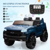 Baby Car 24V 2-Seater Truck Licensed Chevrolet Silverado Ride On Toy w/Parent Remote Control - 2 of 4