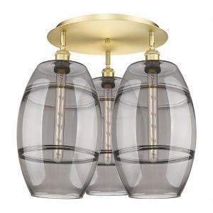 Vaz - 3 Light Flush Mount In Industrial Style-19.5 Inches Tall and 21.75 Inches Wide - 1 of 1