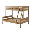 Donco Kids Low Board Twin Over Full Urban Oak Panel Bunkbed - 3 of 4