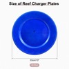 Unique Bargains Plastic Textured Surface Lightweight Sturdy Charger Plates 10 Pcs - 2 of 4