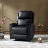 Hilario Fall 30.31''Wide Genuine Leather Swivel Rocker Recliner  Deal of the day | ARTFUL LIVING DESIGN - 2 of 4