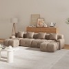 KWPZQEB Modern Sectional Couches, Oversized Modular Sectional Sofa with Movable Ottoman & Pillows, Cloud Tufted Sofa Couch for Living Room - 4 of 4