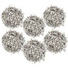 Bella Depot D4.5" Iced Leaf Decorative Hanging Ball Set of 4 - 2 of 4