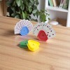 Slickblue Set of 4 Triangular Playing Card Holders - Hands-Free Playing Card Holders with Spring Grip for Game Nights - 2 of 3