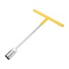 Unique Bargains Motorcycle Bicycle Car Repair Hex High Carbon Steel T-Handle Metric Socket Wrench Yellow - 3 of 4