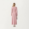 Anna-Kaci Women's Rib Knit Maxi Dress with Square Neckline, Long Sleeve Silhouette and Soft Textured Detailing - 4 of 4