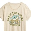 Women's - Star Wars - The Mandalorian Enjoy The Little Things Short Sleeve Graphic T-Shirt - 2 of 4