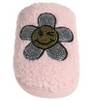 Kensie Slippers for Kids Smiley Face Slipper Shoes for Girls - Fuzzy Cute Slipper with Rhinestones for Little Kid/Big Kid - 4 of 4