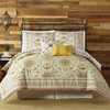 Indigo Bazaar 5pc Joanne Comforter & Sham Bedding Set Red/Yellow/Off White - 2 of 4