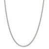 Black Bow Jewelry 4mm, Sterling Silver Solid Rolo Chain Necklace - 3 of 4
