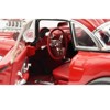 1961 Chevrolet Corvette Gasser Roman Red with Red Interior Limited Edition to 300 pieces 1/18 Diecast Model Car by ACME - 3 of 4