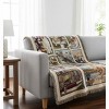 Cozy Cat Home Decor Throw– Kitty Corner 47x60 inch Cotton by Manual Woodworkers and Weavers - 3 of 3