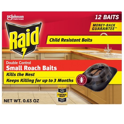 Raid Small Roach Baits and Indoor Roach Killer - 12ct