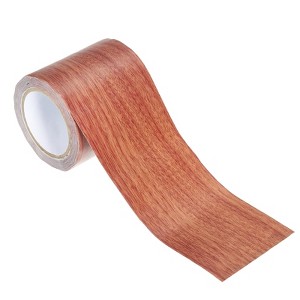 Unique Bargains Self-Adhesive Realistic Patch Wood Grain Repair Tape - 1 of 4