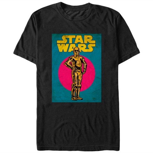 Men's Star Wars C-3po Trading Card T-shirt - Black - Medium : Target