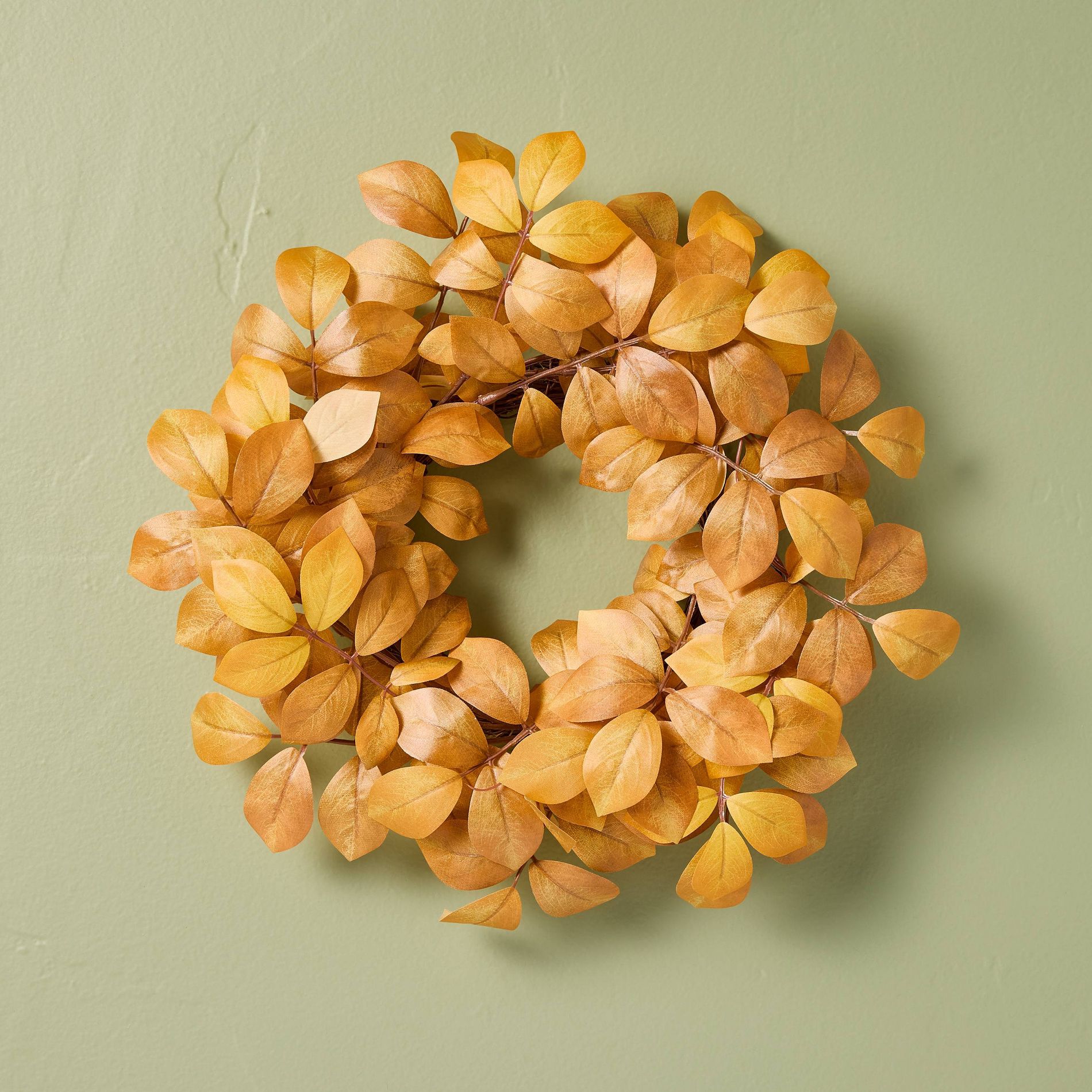 Mini Yellow Aspen Wreath - Hearth & Hand™ with Magnolia