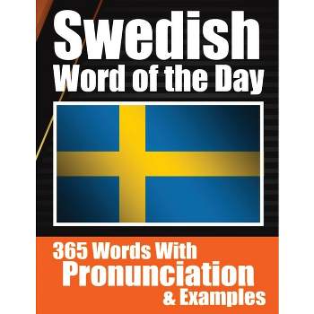 Swedish Words of the Day Swedish Made Vocabulary Simple - by  Auke de Haan & Skriuwer Com (Paperback)