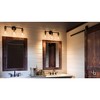 Urban Ambiance Luxury Vintage Industrial Bath Fixture,  10-7/8"H x 24-1/2"W,  Olde Bronze Finish, UHP2502 - 2 of 4