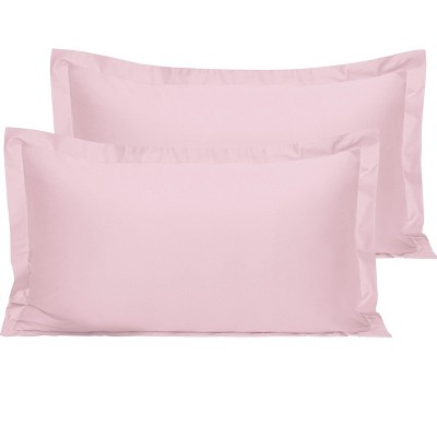 Mellow Yellow Cotton Queen Pillow Shams with Flange