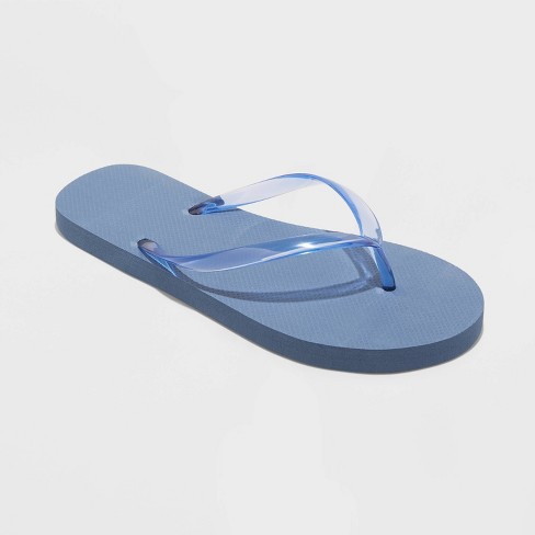 Women's Sydney Flip Flop Sandals - Shade & Shore™ Dark Blue 10 : Target