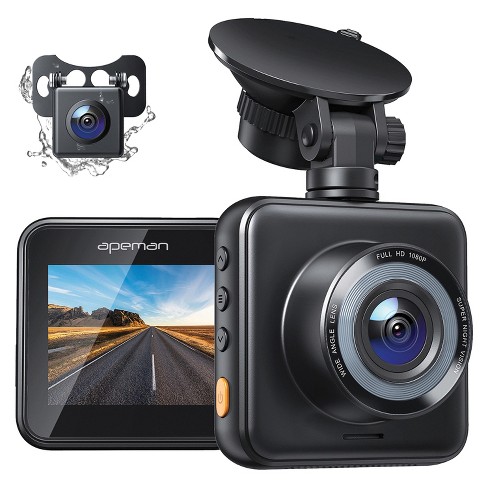 Apeman® C420d Cube Front And Rear Dash Cams With 170° Field Of