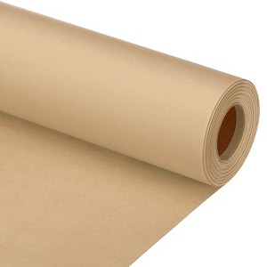 Unique Bargains Smooth Painting Gift Flower Wrapping Art Easel Kraft Paper Roll - 1 of 4