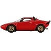 Lancia Stratos HF Stradale Rosso Arancio Red Limited Ed to 2400 pcs Worldwide 1/64 Diecast Model Car by Mini GT - 2 of 4