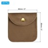 Unique Bargains Velvet Portable Rings Necklace Bracelet Earring Snap Button Storage Jewelry Pouch 20 Pcs - 2 of 4