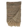Saro Lifestyle Striped Throw, 50x60 inches, Beige - 2 of 4
